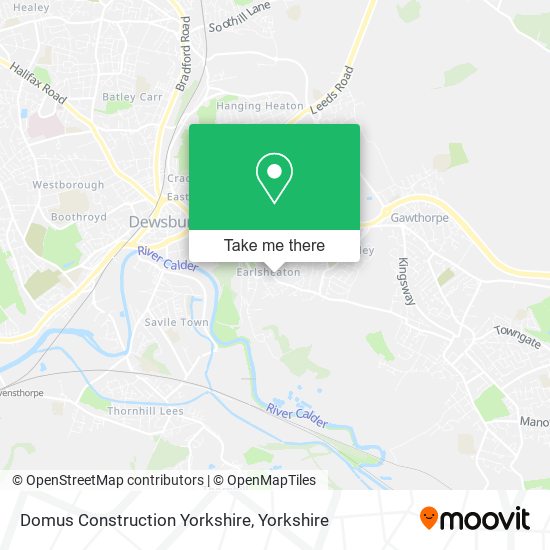 Domus Construction Yorkshire map