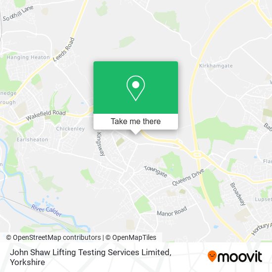 John Shaw Lifting Testing Services Limited map