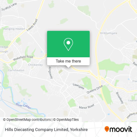 Hills Diecasting Company Limited map