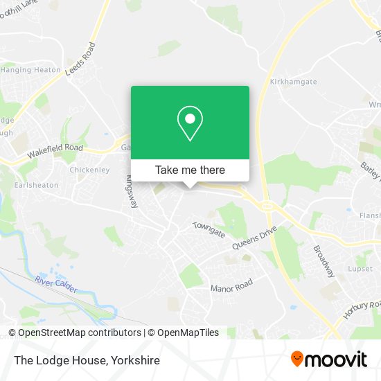 The Lodge House map