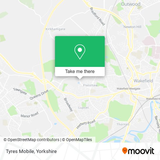 Tyres Mobile map