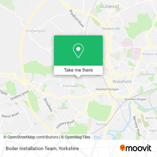 Boiler Installation Team map