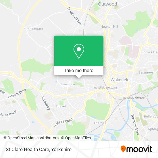 St Clare Health Care map