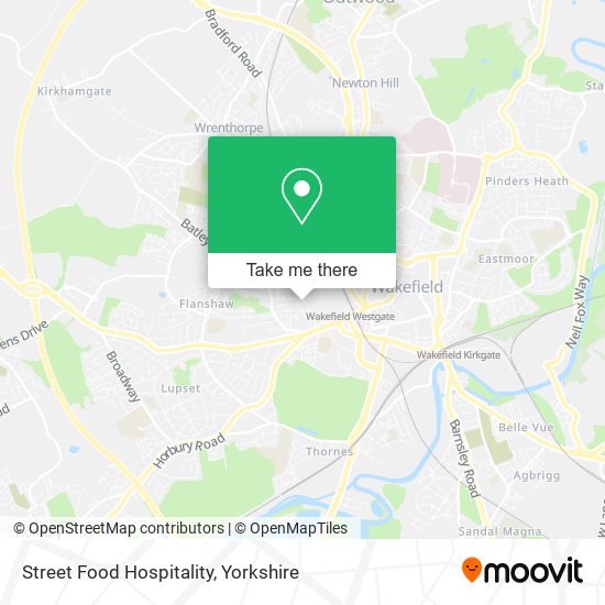 Street Food Hospitality map