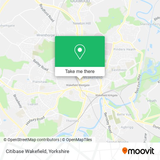 Citibase Wakefield map