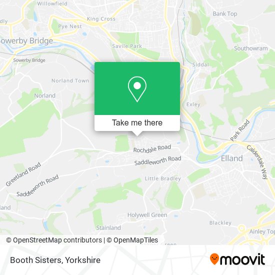 Booth Sisters map
