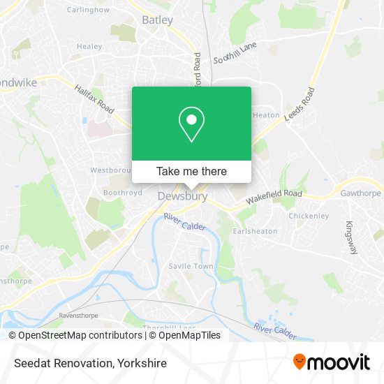 Seedat Renovation map
