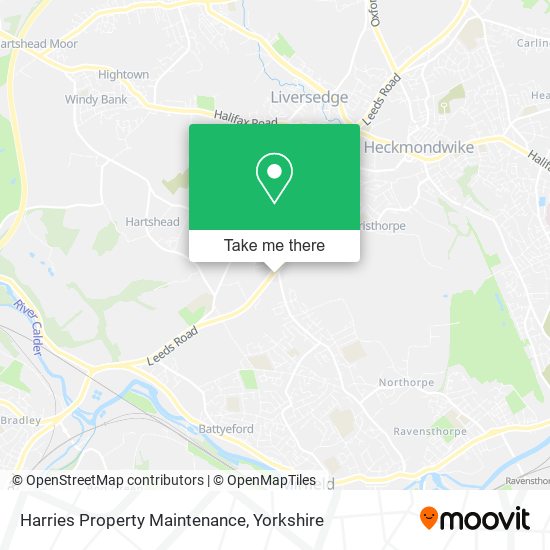 Harries Property Maintenance map