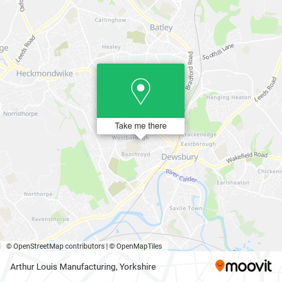 Arthur Louis Manufacturing map