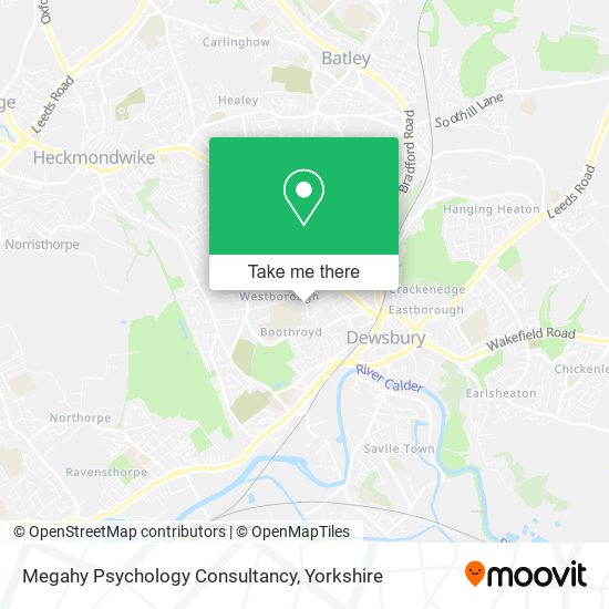 Megahy Psychology Consultancy map