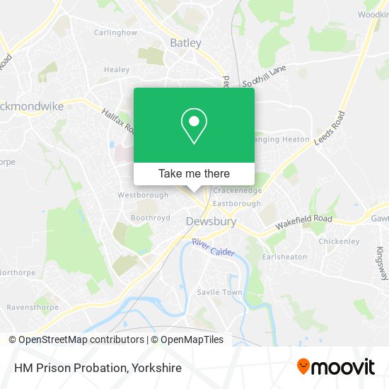 HM Prison Probation map