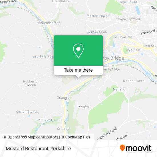 Mustard Restaurant map