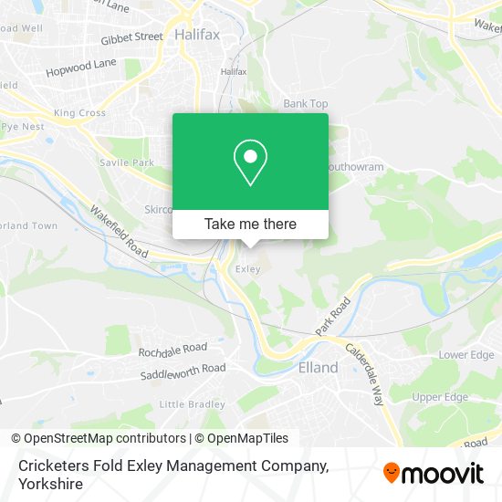 Cricketers Fold Exley Management Company map