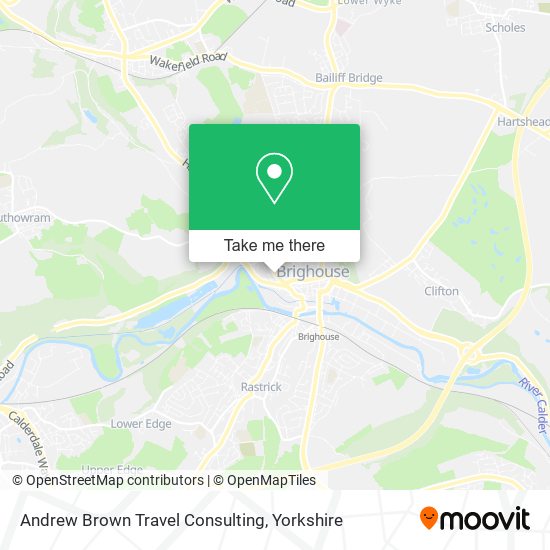 Andrew Brown Travel Consulting map