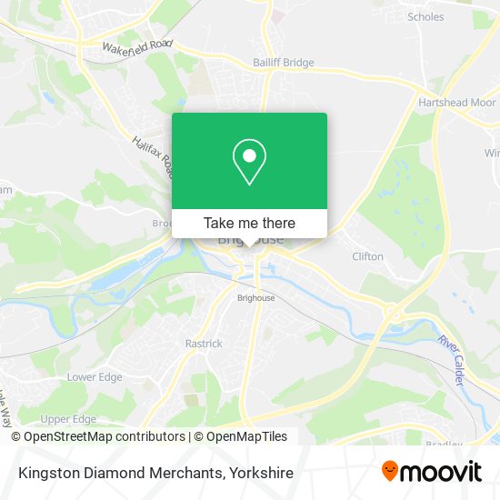 Kingston Diamond Merchants map