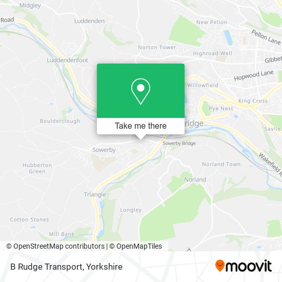 B Rudge Transport map