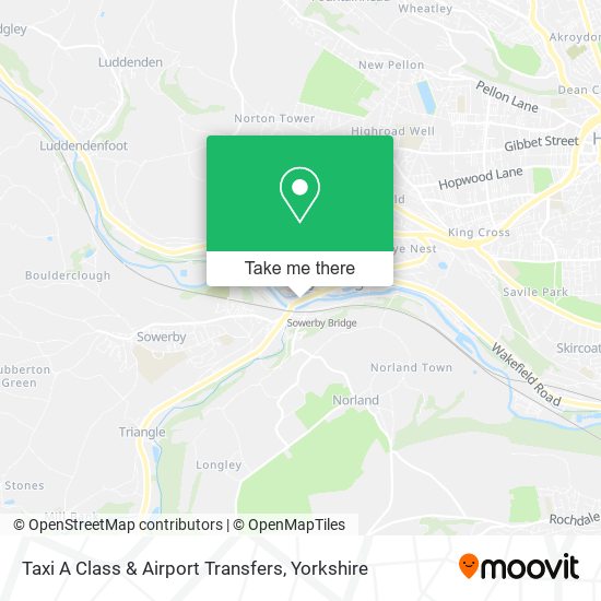 Taxi A Class & Airport Transfers map