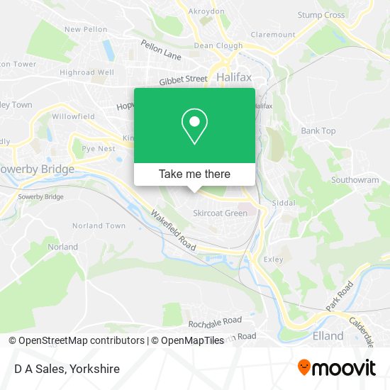 D A Sales map