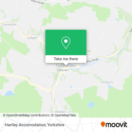 Hartley Accomodation map