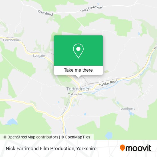 Nick Farrimond Film Production map