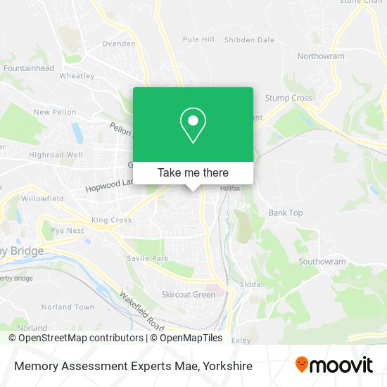 Memory Assessment Experts Mae map