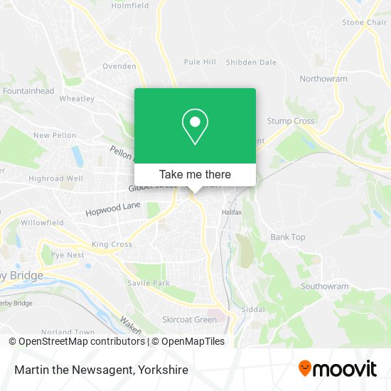 Martin the Newsagent map