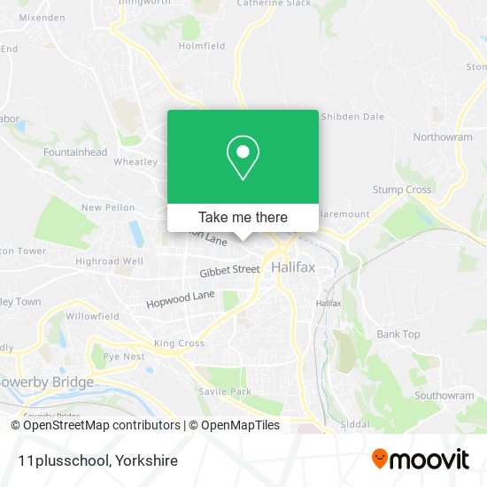 11plusschool map
