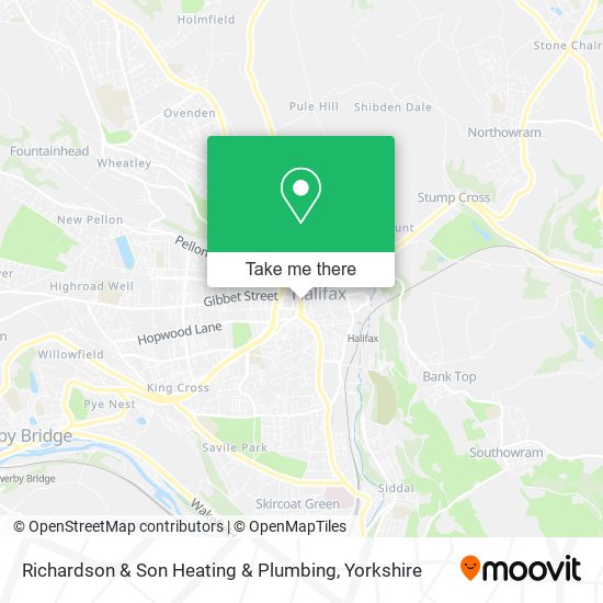 Richardson & Son Heating & Plumbing map