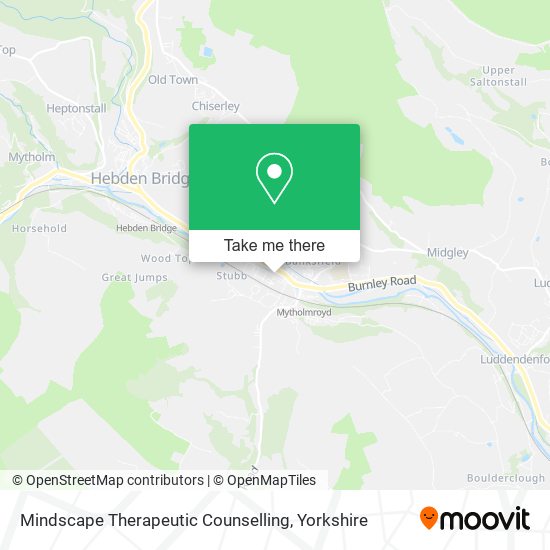 Mindscape Therapeutic Counselling map