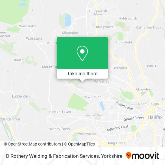 D Rothery Welding & Fabrication Services map