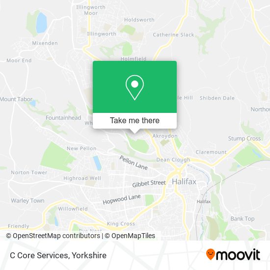 C Core Services map