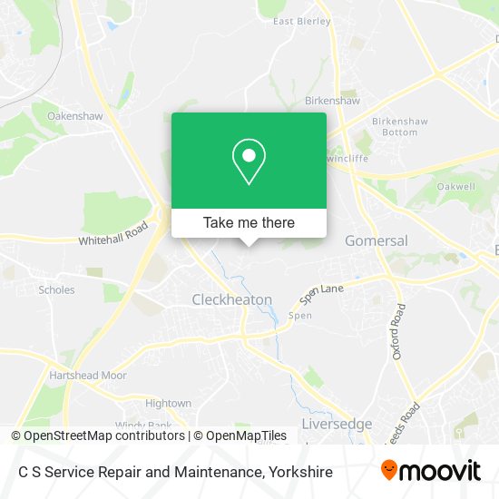 C S Service Repair and Maintenance map