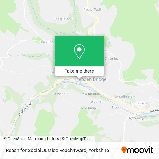 Reach for Social Justice Reach4ward map