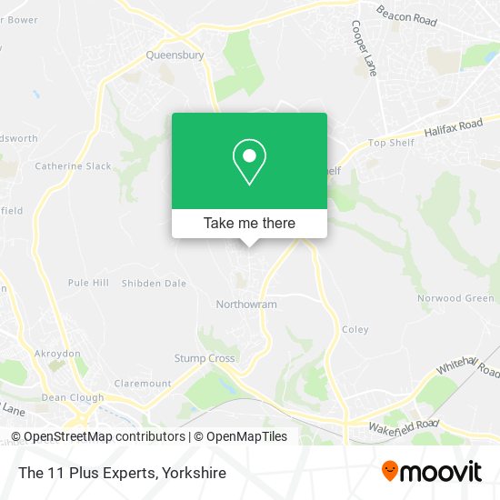The 11 Plus Experts map