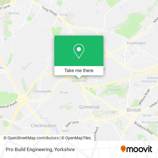 Pro Build Engineering map
