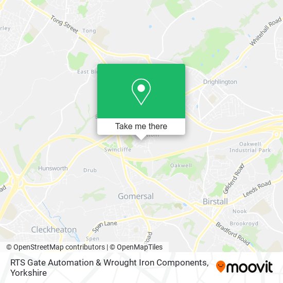 RTS Gate Automation & Wrought Iron Components map