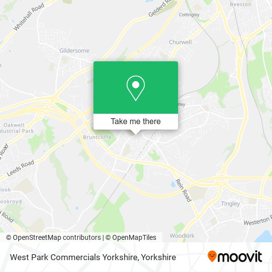 West Park Commercials Yorkshire map