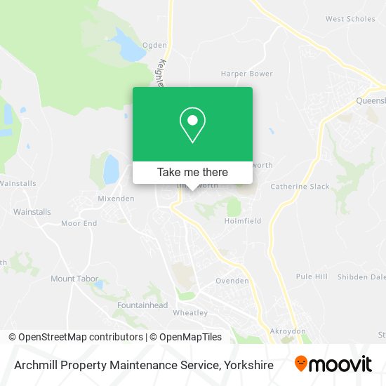 Archmill Property Maintenance Service map