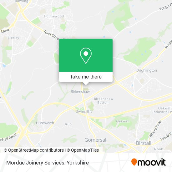 Mordue Joinery Services map