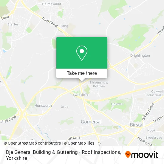 Dje General Building & Guttering - Roof Inspections map
