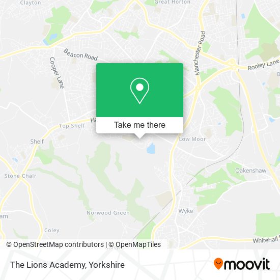 The Lions Academy map