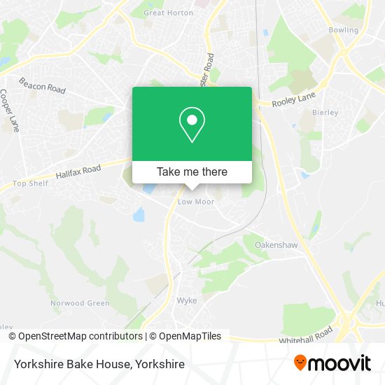 Yorkshire Bake House map