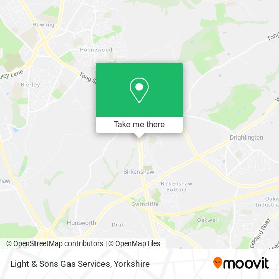 Light & Sons Gas Services map