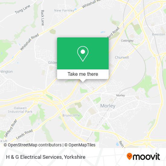 H & G Electrical Services map