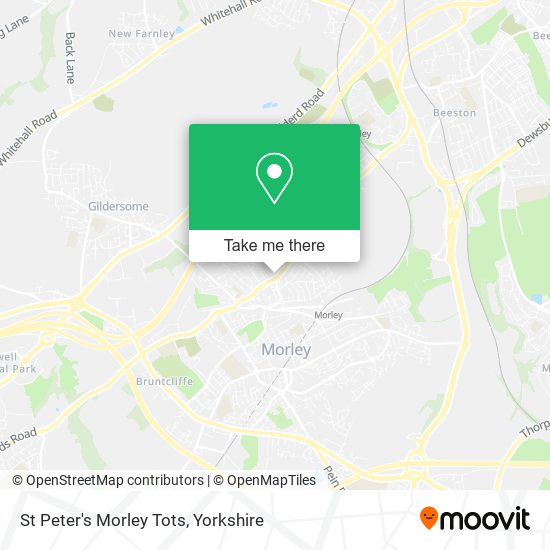 St Peter's Morley Tots map