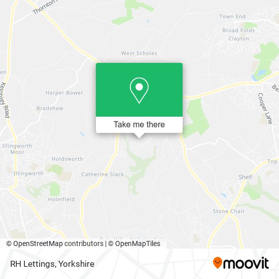 RH Lettings map