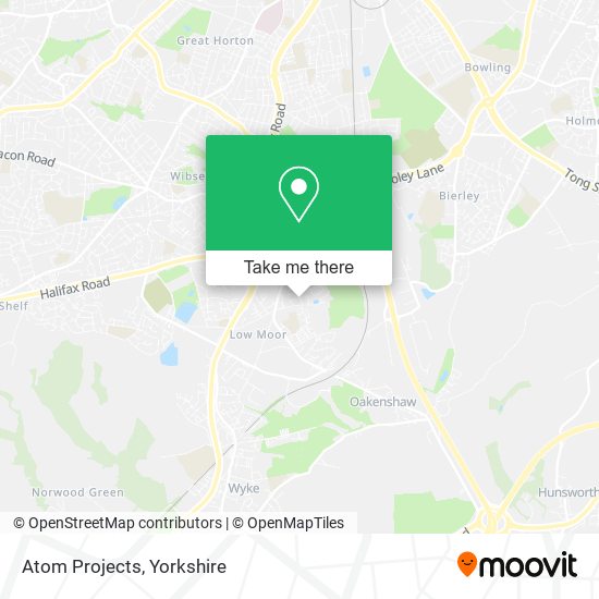 Atom Projects map