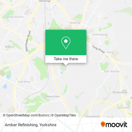 Amber Refinishing map