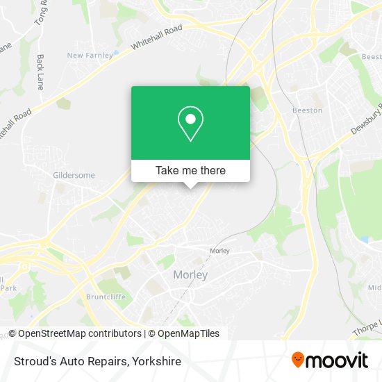 Stroud's Auto Repairs map