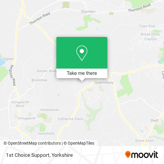 1st Choice Support map